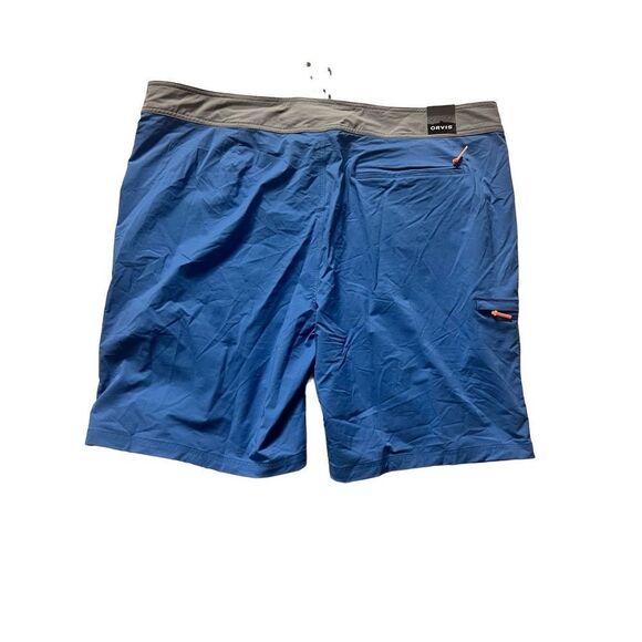 Orvis Men's Blue Gray Drawstring Jackson Quick Dry Boardshort Size 2XL NWT - Picture 2 of 5